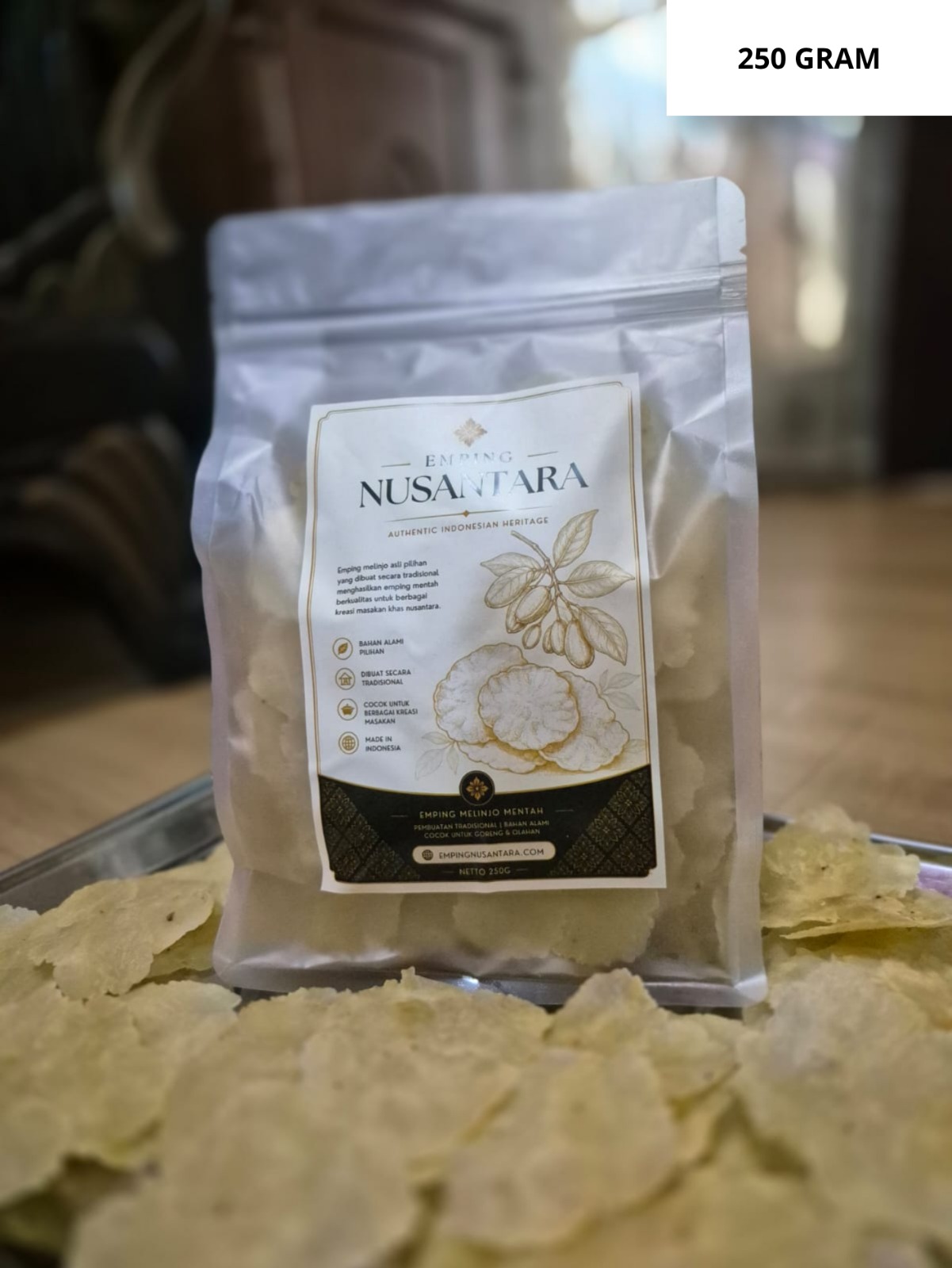 Emping Mentah 200gram